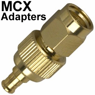 Adapters with MCX or MMCX connector